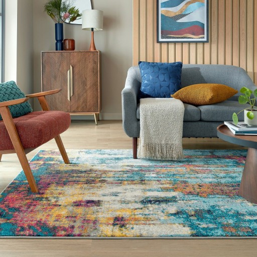 Covor Abstraction Multi, Flair Rugs, 200x290 cm, polipropilena, multicolor