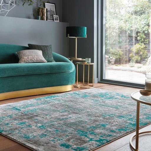 Covor Wonderlust Green, Flair Rugs, 160x230 cm, polipropilena, verde