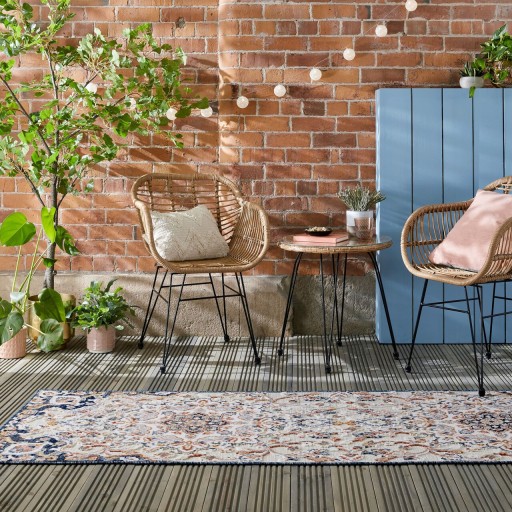 Covor de exterior Mabel Outdoor Navy, Flair Rugs, 80x230 cm, polipropilena, bleumarin