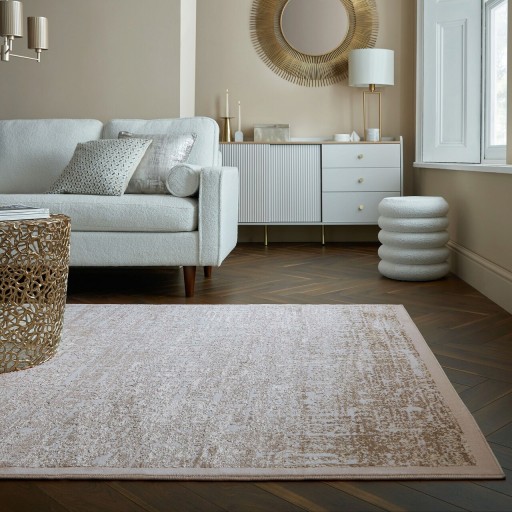 Covor Trace Champagne, Flair Rugs, 120x170 cm, polipropilena/poliester, sampanie