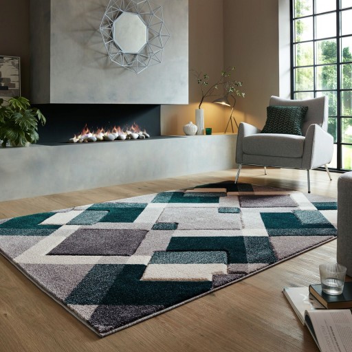 Covor Nimbus Green, Flair Rugs, 120x170 cm, polipropilena, verde