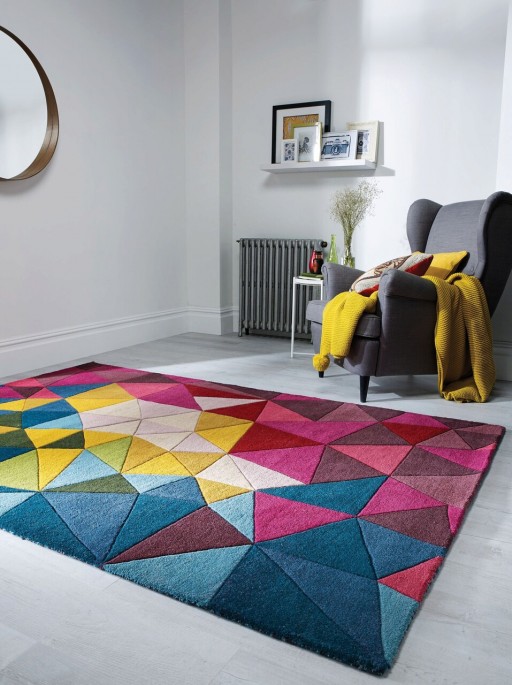 Covor Falmouth Multi, Flair Rugs, 160x230 cm, lana, multicolor