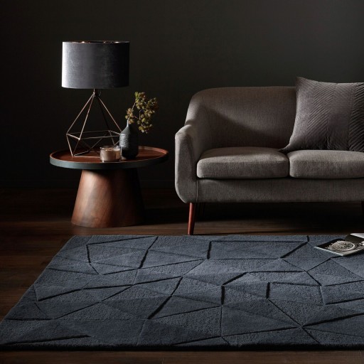 Covor Shard Charcoal, Flair Rugs, 200x290 cm, lana, carbune