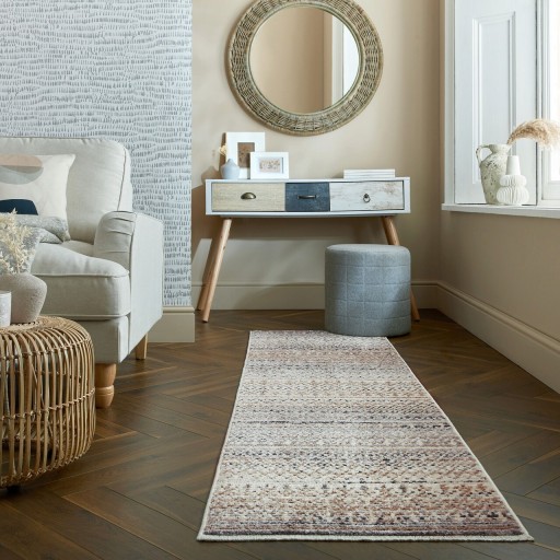 Covor Camino, Flair Rugs, 60x230 cm, polipropilena, natural