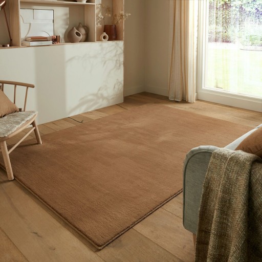 Covor Mellow Soft Brown, Flair Rugs, 200x290 cm, poliester, maro