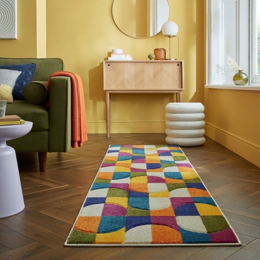 Covor Chacha Multi, Flair Rugs, 66x300 cm, polipropilena, multicolor