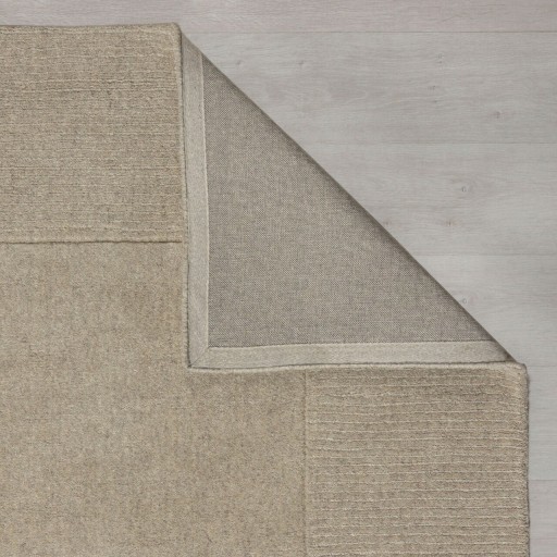 Covor Textured Border, Flair Rugs, 60x230 cm, lana, natural