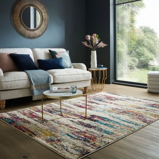 Covor Refraction Multi, Flair Rugs, 120x170 cm, polipropilena, multicolor