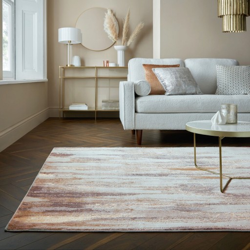 Covor Gleam Gold, Flair Rugs, 120x170 cm, polipropilena/poliester, auriu