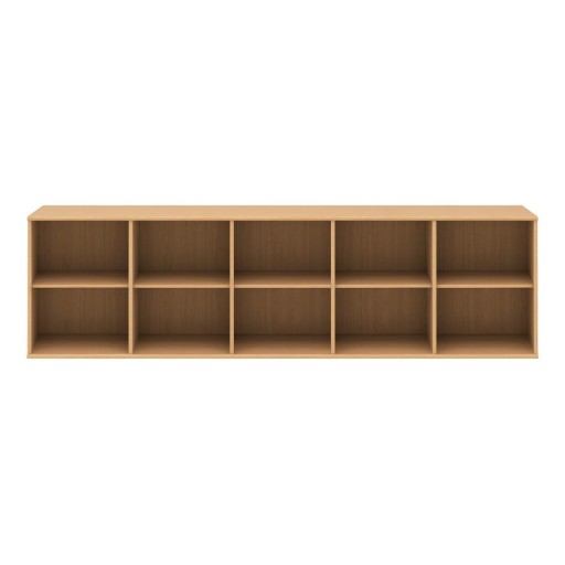 Bibliotecă în culoare naturală cu aspect de lemn de stejar suspendată 220x61 cm Mistral – Hammel Furniture