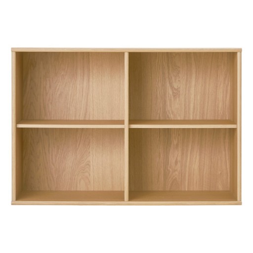 Bibliotecă în culoare naturală cu aspect de lemn de stejar suspendată 89x61 cm Mistral – Hammel Furniture