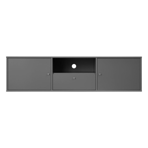 Comodă TV gri antracit 161x42 cm Mistral – Hammel Furniture