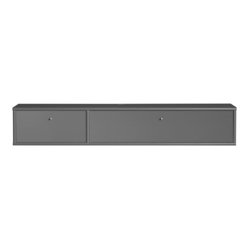 Comodă TV gri antracit 136x22 cm Mistral – Hammel Furniture