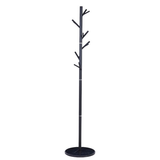 Cuier Marietta, Pakoworld, 37x37x177 cm, metal/marmura, negru