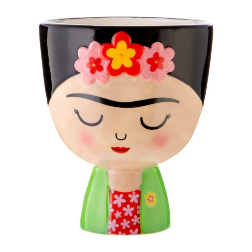 Ghiveci decorativ din piatră pictată manual ø 12 cm Frida – Sass & Belle