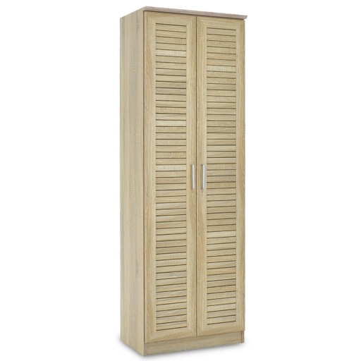 Pantofar cu 2 usi Sante, Pakoworld, 21 perechi pantofi, 60x37x183 cm, MDF/PAL, sonoma