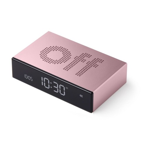 Ceas deșteptător digital/de masă Flip Premium – Lexon