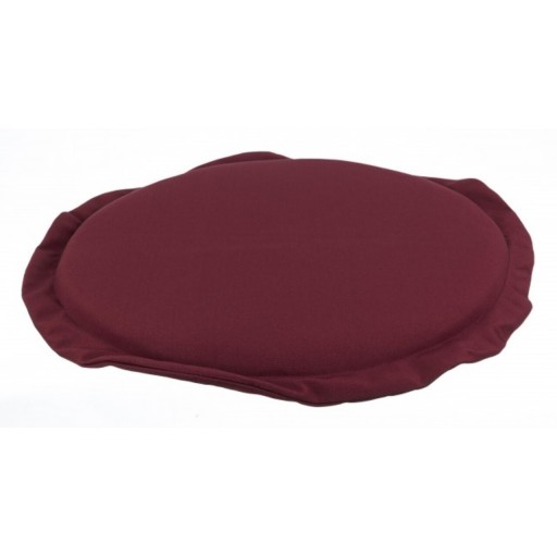 Perna pentru scaun de gradina Poly180 Round, Bizzotto, poliester impermeabil, Ø42 cm, bordo