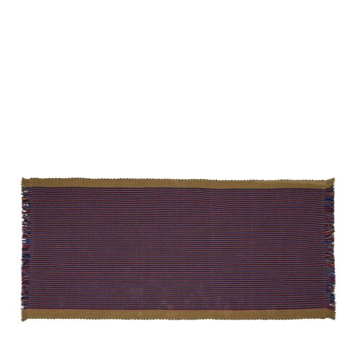 Covor tip traversă burgundy din bumbac 80x200 cm AtYourFeet – Hübsch
