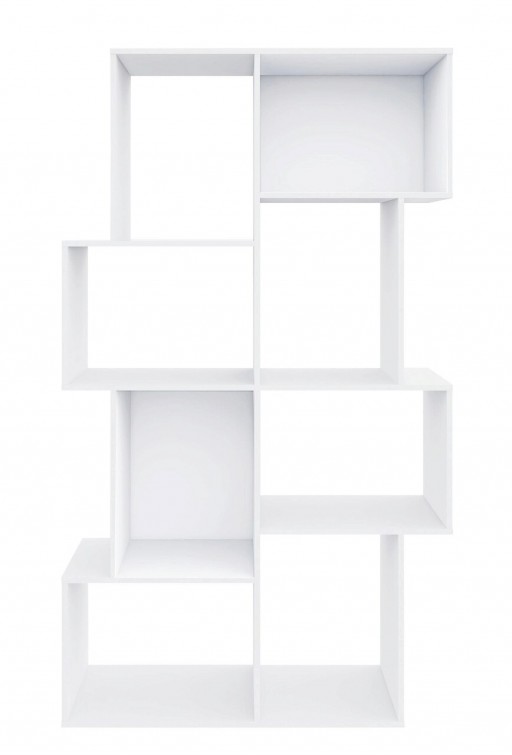 Biblioteca Artic 2540, Bizzotto, 104.7x35x182 cm, MDF, alb