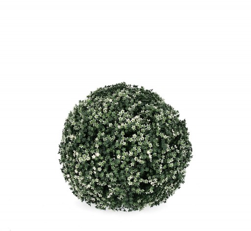 Planta artificiala in forma de sfera Gypsophilia, Bizzotto, D33 cm, polietilena, rezistenta la soare, verde