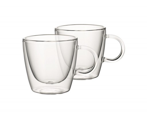 Set 2 cesti cu perete dublu, Villeroy &amp; Boch, Artesano Hot Beverages M, 210 ml, sticla borosilicata