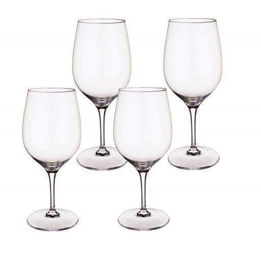 Set 4 pahare de vin rosu, Villeroy &amp; Boch, Entree, 475 ml, sticla cristal