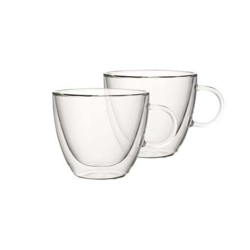 Set 2 cesti cu perete dublu, Villeroy &amp; Boch, Artesano Hot Beverages L, 420 ml, sticla borosilicata