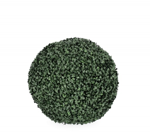 Planta artificiala in forma de sfera Synthetic, Bizzotto, D38 cm, polietilena, rezistenta la soare, verde