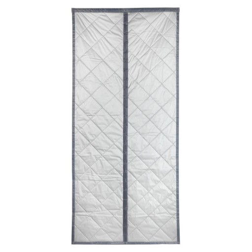 Draperie gri/argintie termoizolantă 80x200 cm cu prindere la ușă – Maximex