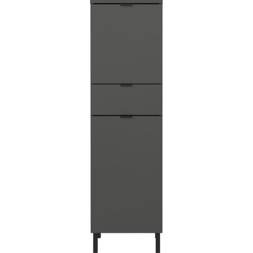 Dulap de baie gri antracit înalt 34x120 cm Arcena – Germania