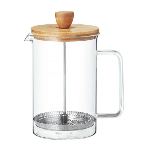 Filtru cafea / ceai Nordic, Ambition, 600 ml, sticla, transparent