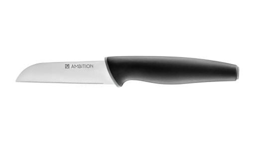 Cutit legume Aspiro, Ambition, 9 cm, inox, negru