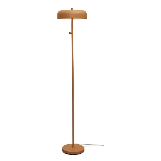 Lampadar portocaliu cu abajur din metal (înălțime 145,5 cm) Porto – it's about RoMi