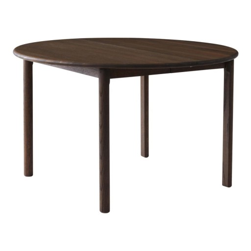 Masă de dining maro rotundă extensibilă din lemn de stejar ø 120 cm Noor – Hammel Furniture