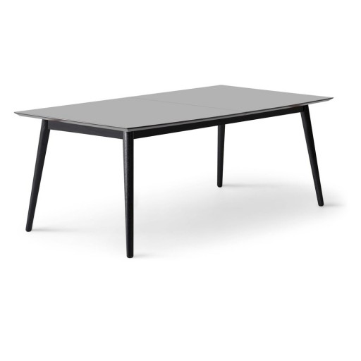 Masă de dining neagră/gri antracit extensibilă 100x210 cm Meza – Hammel Furniture