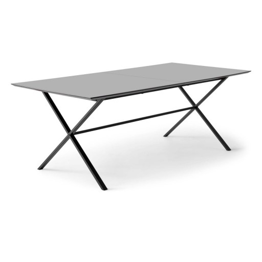 Masă de dining gri antracit extensibilă 100x210 cm Meza – Hammel Furniture