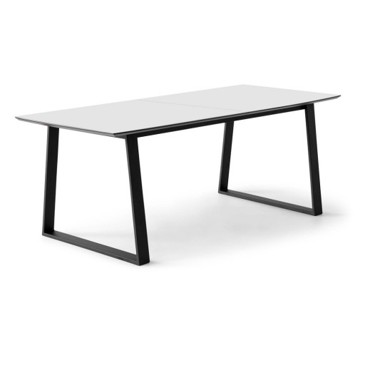 Masă de dining albă extensibilă cu blat alb 100x210 cm Meza – Hammel Furniture