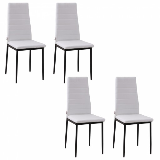 Set 4 scaune bucatarie HOMCOM, scaune moi, scaune pentru bucatarie, sarcina 120kg,41 x 50 x 97cm| Aosom RO