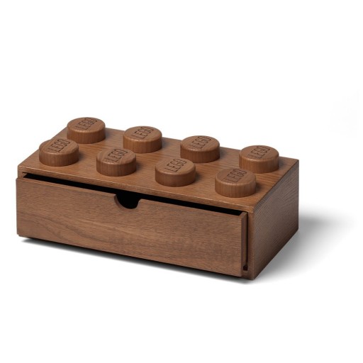 Cutie de depozitare din lemn de stejar pentru copii LEGO® Wood