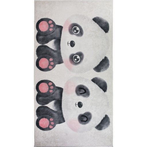 Covor pentru copii negru-alb 100x160 cm Panda Friends – Vitaus